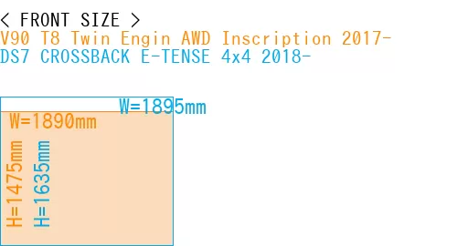 #V90 T8 Twin Engin AWD Inscription 2017- + DS7 CROSSBACK E-TENSE 4x4 2018-